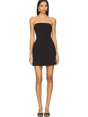 Bardot Karoline Diamond Balloon Dress in Black